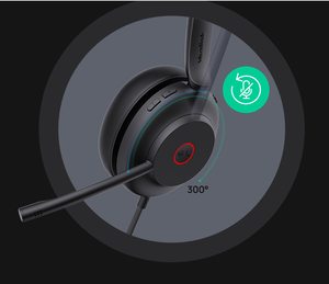 UH35 ออโตเมติก EQ HD Voice USB-C/A ช่องต่อคู่ ลำโพงไดนามิกคอยล์ขนาดใหญ่ 35 มม. หูฟังแบบมีสาย USB - Product Image 3