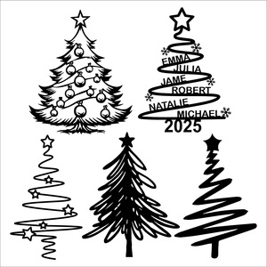 <span class=keywords><strong>D</strong></span>écoration Murale Créative en Fer <span class=keywords><strong>Arbre</strong></span> de Noël, Ornement Métallique Suspendu pour Intérieur, Extérieur, Maison, Bureau, Affichage Festif - Product Image 1