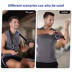 2025 नई अवधारणा रिचार्जेबल परचजन मांसपेशी चिरोप्रैक्टिक आराम उपकरण 2-इन-1 कुल शरीर मालिश गहरी ऊतक कंपन चिकित्सा - Product Image 3