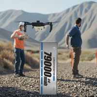 Высокоплотный полутвердотельный чехол 79000mAh 158Ah 158000mAh 6S 12S 14S 24S VTOL доставка литий-ионный аккумулятор для дрона