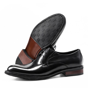 Zapatos Oxford de Vestir para Hombre, de Cuero Genuino Marrón, Punta Puntiaguda, con Cordones, Formales, para Oficina, para Todas las Temporadas, Suela de Goma - Product Image 6