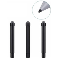 1 pièce Pointe de remplacement en plastique noir pour stylet numérique Microsoft Surface Pen Pro 4/5/6/7, pointe souple HB, recharge CE/FCC