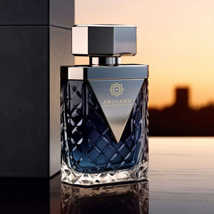 Elegant Pink Gradient and Clear Transparent Glass <b>Perfume</b> <b>Bottle</b> 50ml 100ml Square Empty <b>Spray</b> <b>Bottle</b> for Luxury Women Fragrance - Product Image 1