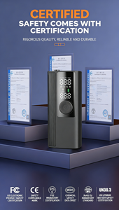 Inflador de Neumáticos Recargable T01 150PSI, Compresor de Aire Portátil con Luz LED, Banco de Energía, Apagado Automático, Monitor de Presión de Neumáticos - Product Image 5