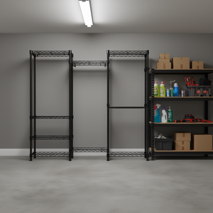 Étagère de rangement utilitaire D0100H71H6J 110 x 45 x 180 cm, 5 niveaux, métal thermolaqué, unité de rangement pour garage - Product Image 2