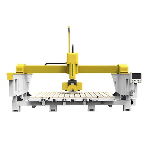 Bridge saw type cnc stone cutting machine 3d quartz granite marble block cutter tools