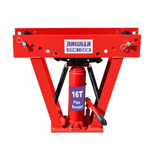 Cintreuse de tuyaux <span class=keywords><strong>hydraulique</strong></span> 16 <span class=keywords><strong>tonnes</strong></span> pour acier, 6 matrices (1/<span class=keywords><strong>2</strong></span>, 3/4, 1 1/4, 1 1/<span class=keywords><strong>2</strong></span>, <span class=keywords><strong>2</strong></span> pouces), rouleaux réglables 90-180 degrés, cintreuse de tuyaux pour véhicules, hauteur de levage minimale 12 pouces - Product Image 3