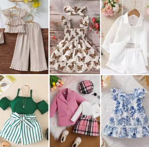 เสื้อผ้าเด็กมือสองขายส่งแบบคละลาย สไตล์ลำลอง ลายการ์ตูนฤดูร้อน จัดส่งแบบสุ่ม - Product Image 4