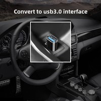 Adaptador USB-C OTG Tipo-C a USB 3.0 de Aleación de Aluminio para iPhone 15/16, MacBook Pro/Air, Laptop, Tablet, Auto y Accesorios de Computadora