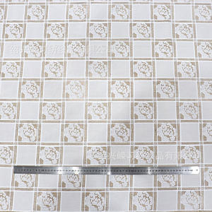 Nuovo eco-friendly coreano stile francese RX7058 a scacchiera roseto Crochet tessuto in Voile ricamato per tovaglia - Product Image 3