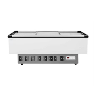 Congelador profundo combinado con parte superior abierta del refrigerador del Gabinete de la isla para el supermercado - Product Image 2
