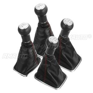 12/23mm 5/6 Speed <b>Gear</b> <b>Knob</b> Shift W/ Gaiter Boot Cover for Volkswagen for VW BORA GOlf MK4 4 IV for JETTA GTI 1999-2005 - Product Image 3