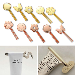 Custom Logo Cleanser Handcrème Squeezer Tandpasta Houder Multifunctionele Squeezer Custom Rotatie Tool Rollende Tandpasta - Product Image 4