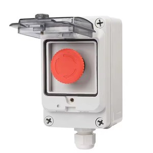 Caja de Control de parada de emergencia para exteriores, interruptor de botón, cinta de Cassette, escudo de protección, caja de Control de botón de parada <span class=keywords><strong>urgente</strong></span> impermeable Ip67 - Product Image 3