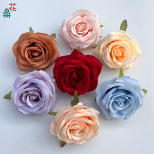 Cabezas de Flores de Seda Rosa, Tamaño Mediano, Flores Artificiales para Decoración de Graduación, Estilo Moderno, Venta al Por Mayor - Product Image 2
