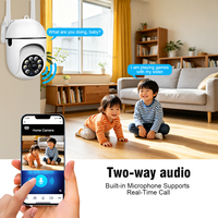 Y32 Kablosuz Kamera Wifi Akıllı Ev PTZ Web Kamerası IP Kamera Güvenlik CCTV LED Gece Görüşlü Bebek Monitörü Video Güvenlik US EU Fişli