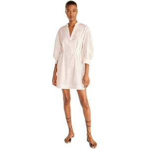 2025 nuovo abito camicia pigra stile francese 100% fornitore di <span class=keywords><strong>abbigliamento</strong></span> da <span class=keywords><strong>donna</strong></span> personalizzato in pura fabbrica di cotone - Product Image 5