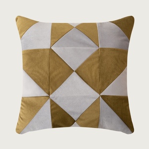 High Quality <strong>Green</strong> Collection Stitch Velvet Throw <strong>Cushion</strong> Cover Wild <strong>Olive</strong> Stripe Velvet Decorative Pillow Cover - Product Image 3