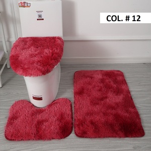Offre Spéciale : Ensemble de 3 Tapis de <span class=keywords><strong>Toilette</strong></span> – Tapis de Sol et Housse de Couvercle de <span class=keywords><strong>Toilette</strong></span>, Ensemble de Trois Pièces Décoratif et Pratique <span class=keywords><strong>pour</strong></span> la Salle de Bain - Product Image 5