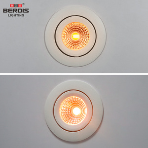 DC24V Dimmable Cutout 68mm 5W 7W gradation <span class=keywords><strong>Spot</strong></span> lentille aluminium moulé sous pression <span class=keywords><strong>plafond</strong></span> encastré rond <span class=keywords><strong>IP65</strong></span> <span class=keywords><strong>Led</strong></span> Downlight - Product Image 6