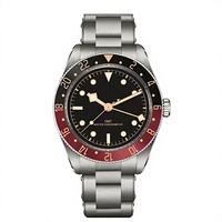 Montre Chronographe Mécanique Entièrement Automatique pour Homme, Vente en Gros Direct Usine, Boîtier en Acier Inoxydable, Aiguilles, Fermoir Papillon