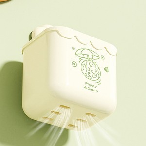 Flower Suction Cup Facial Towel Storage Box Rectangular Wall Mounted No Lid Bathroom Sink Use - Product Image 4