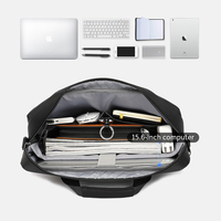 Venta Directa de Fábrica CoolBELL, Bolsa para Portátil de Gran Capacidad de 15.6 Pulgadas, Maletín Casual de Oficina, Bandolera, Funda Protectora