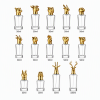 Parfum sur mesure OEM, marque privée, Eau de Parfum avec bouchon tête de cerf, flacon en verre, parfum longue tenue, personnalisé
