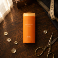 Contenant ovale de luxe personnalisé avec logo pour déodorant solide, parfum, crème solaire, baume à lèvres rechargeable – Vente en gros