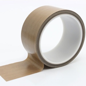 Brun petit rouleau Jumbo ruban résistant aux hautes températures anti-adhésif isolation thermique PTFE ruban adhésif pour Machine à sceller - Product Image 4