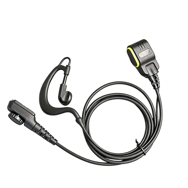 PD788 PD785 G Type Security Two Way Radio Earpiece Headset Walkie Talkie Professional for HP780 Plastic ETMY Black CE Certified