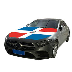 Fundas para Capó de Coche con la Bandera de República Dominicana, 120x150cm, al por Mayor, Económicas, Resistentes al Desgaste y Duraderas - Product Image 3