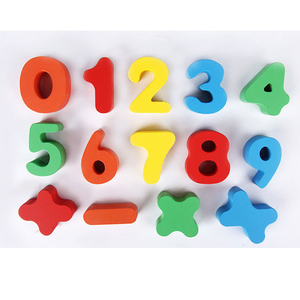 2020 nouveau style jeu éducatif bébé blocs numériques forme correspondant trieur jouet En Gros géométrie mathématique jouets cog - Product Image 6