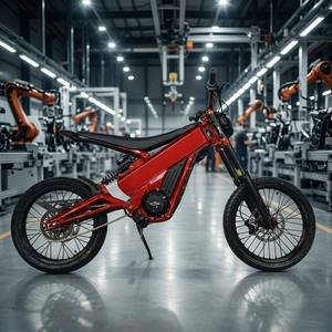 Moto électrique tout-terrain avec moteur central 7200W, batterie lithium 72V 38.5Ah, 95km/h, démarrage électrique, pour adultes - Product Image 4