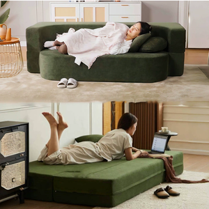 Canapé-lit modulable compact à compression sous vide pour salon, appartement, hôtel, pliable, double usage, amovible, lavable, paresseux - Product Image 4