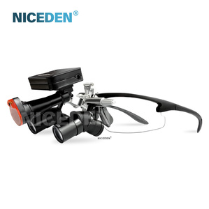 Loupes dentaires ergonomiques à changement rapide magnétique 48 °   Loupe binoculaire sans fil 40000LUX pour dentisterie, ORL et chirurgie plastique - Product Image 4