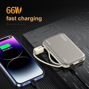 Power Bank Ultra Sottile con Ricarica Rapida <span class=keywords><strong>e</strong></span> 10000mAh Mini Power Bank Metallico a Ricarica Super Veloce Personalizzabile - Product Image 1