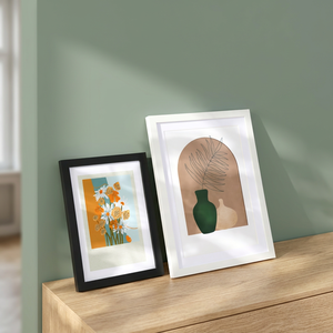 MDF Photo <b>Frame</b> Classic Rectangle Picture <b>Frame</b> Desk Wall <b>Mounted</b> Letterpress Printed - Product Image 3