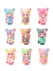 Figurine Nanci Bubble Girl mignonne à motifs, décorations de bureau de dessin animé, jouet tendance - Product Image 5