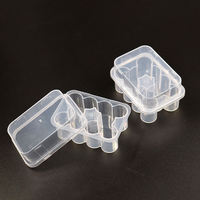 Scatola di Stoccaggio per Fiale in LDPE Riciclato, Confezione da 10 Pezzi, Contenitore Rettangolare per Fiale da 3ml 7ml 10ml per Polvere Liofilizzata, Vendita all'Ingrosso