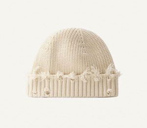 Gorros de Invierno Unisex de Color Sólido al por Mayor para Hombre, Gorros Tejidos Personalizados con Diseño Desgastado, Logotipo Personalizado para Uso Promocional - Product Image 3