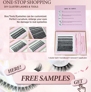 Mới Đến Tự Dính Lông Mi Tùy Chỉnh DIY Lash Cụm Wispy Fan Lông Mi Mở Rộng - Product Image 6