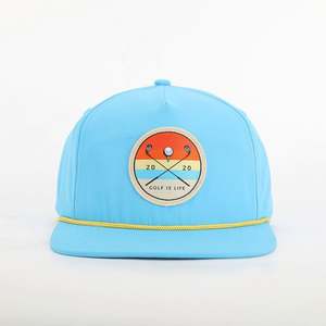 Gorra Deportiva Snapback Unisex de Nylon de Secado Rápido con Visera Plana, Logotipo de Parche Tejido Sin Estructura de Alta Calidad, Personalizada OEM BSCI - Product Image 1