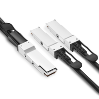Câble DAC 100G 2M 100 Gbps QSFP28 vers QSFP28 Câble Twinax en cuivre à connexion directe passive compatible avec Cisco Dell HPE