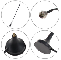 Antenne TV DVB-T à base magnétique intérieure avec gain 5DBI et câble RG174 pour décodeur