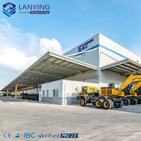 CWB - Nave Industrial Prefabricada Económica y Moderna de Estructura de Acero Ligero, Almacén, Oficina, Entrepiso, Resistente a Terremotos