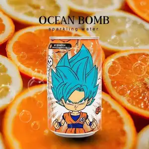 orange flavor 330ml Soft Drink Ocean Bomb sparkling water