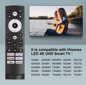 Telecomando <span class=keywords><strong>TV</strong></span> a Infrarossi di Ricambio Compatibile Senza Funzione Vocale ERF3M90H per Smart <span class=keywords><strong>TV</strong></span> <span class=keywords><strong>Android</strong></span> 4K ULED HD UHD all'Ingrosso - Product Image 2