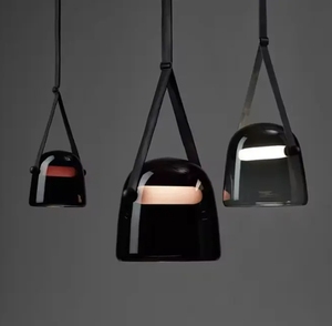 Zeal Lighting Suspension en verre gris fumé de style italien pour la cuisine Suspension parfaite de taille moyenne - Product Image 2