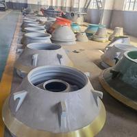 Chine usine fournisseur cône concasseur manteau bol Concave doublure pièces d'usure de rechange Bronze manteau bol doublure pour les ventes